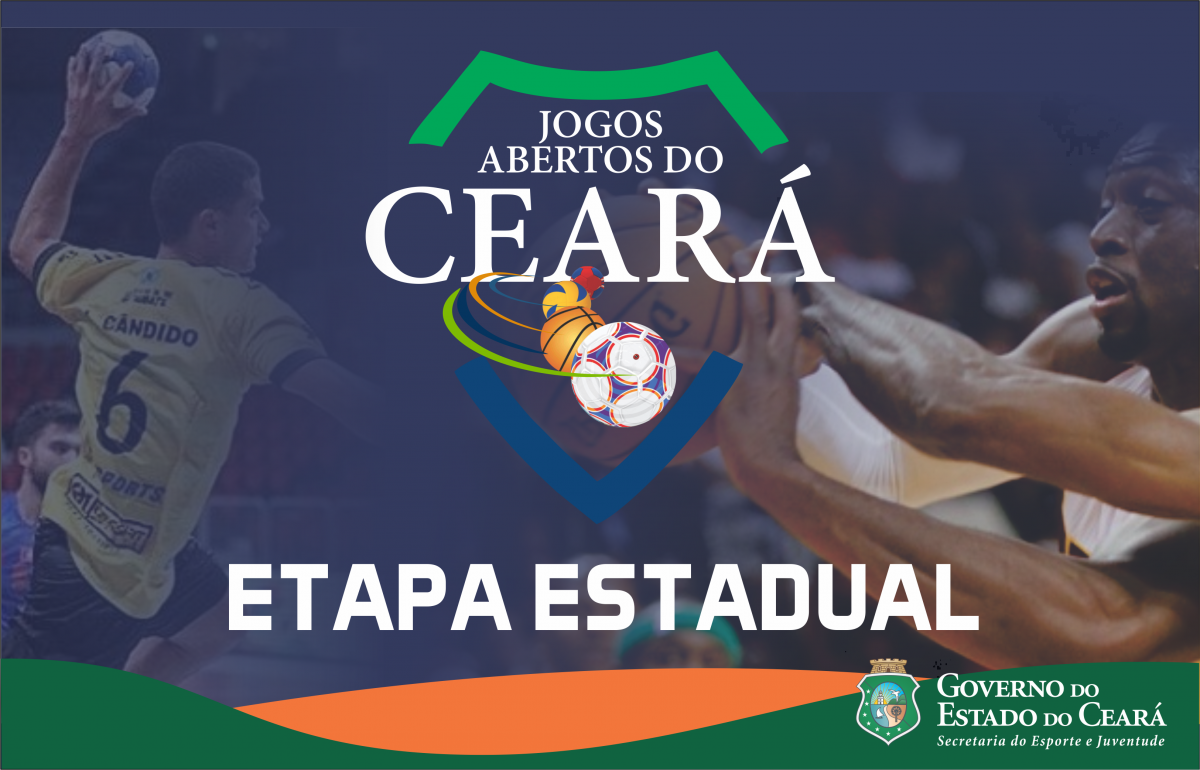 Sejuv divulga Boletim 1 dos Jogos Abertos do Ceará Etapa Estadual